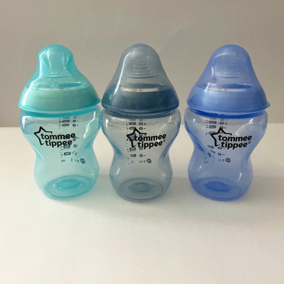 Tommee Tippee Other - Tommee Tippee Colour My World 9oz Baby Bottle 0m+ Slow Flow 3 Pack